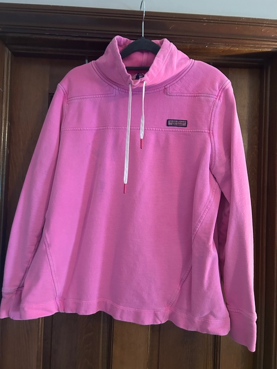 Vineyard Vines Tops - Vineyard Vines Neon Pink sweatshirt with Logo Patch